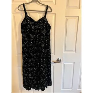 NWT ModCloth X Collectif Starry Velvet Dress